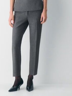 Babaton Markova Heather Charcoal Gray Dress Pants